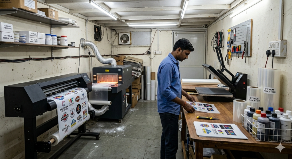 DTF Printer Investment commercial setup cost breakdown India