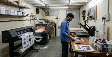 DTF Printer Investment commercial setup cost breakdown India