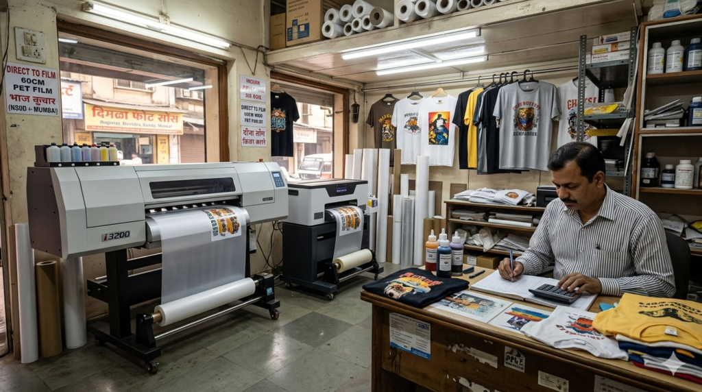 DTF Printer Investment Crush: 2 Head vs 4 Head Profit Breakdown - DTF Printer Investment comparison in Indian print shop