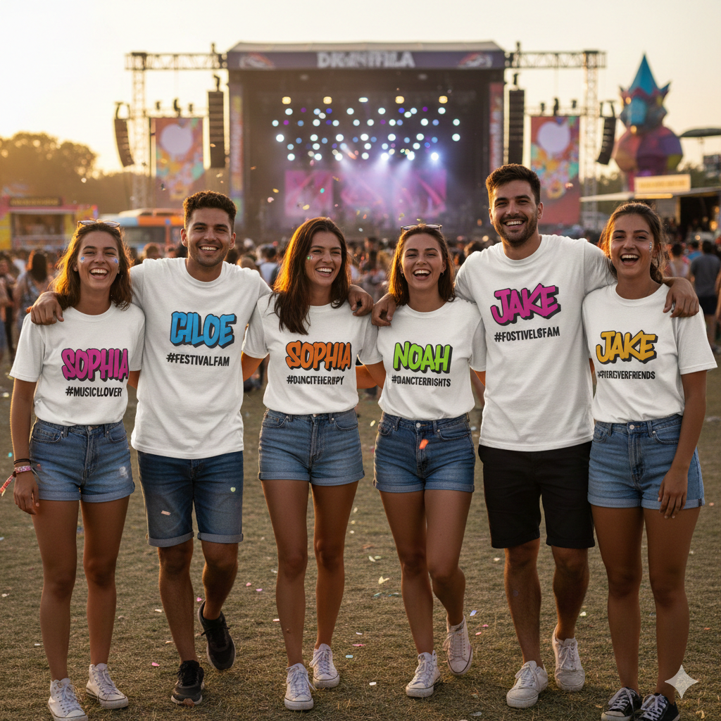 DTF Printing personalized festival clothing