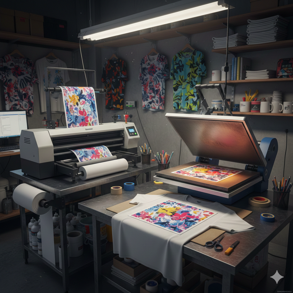 Sublimation vs DTF Printing equipment comparison