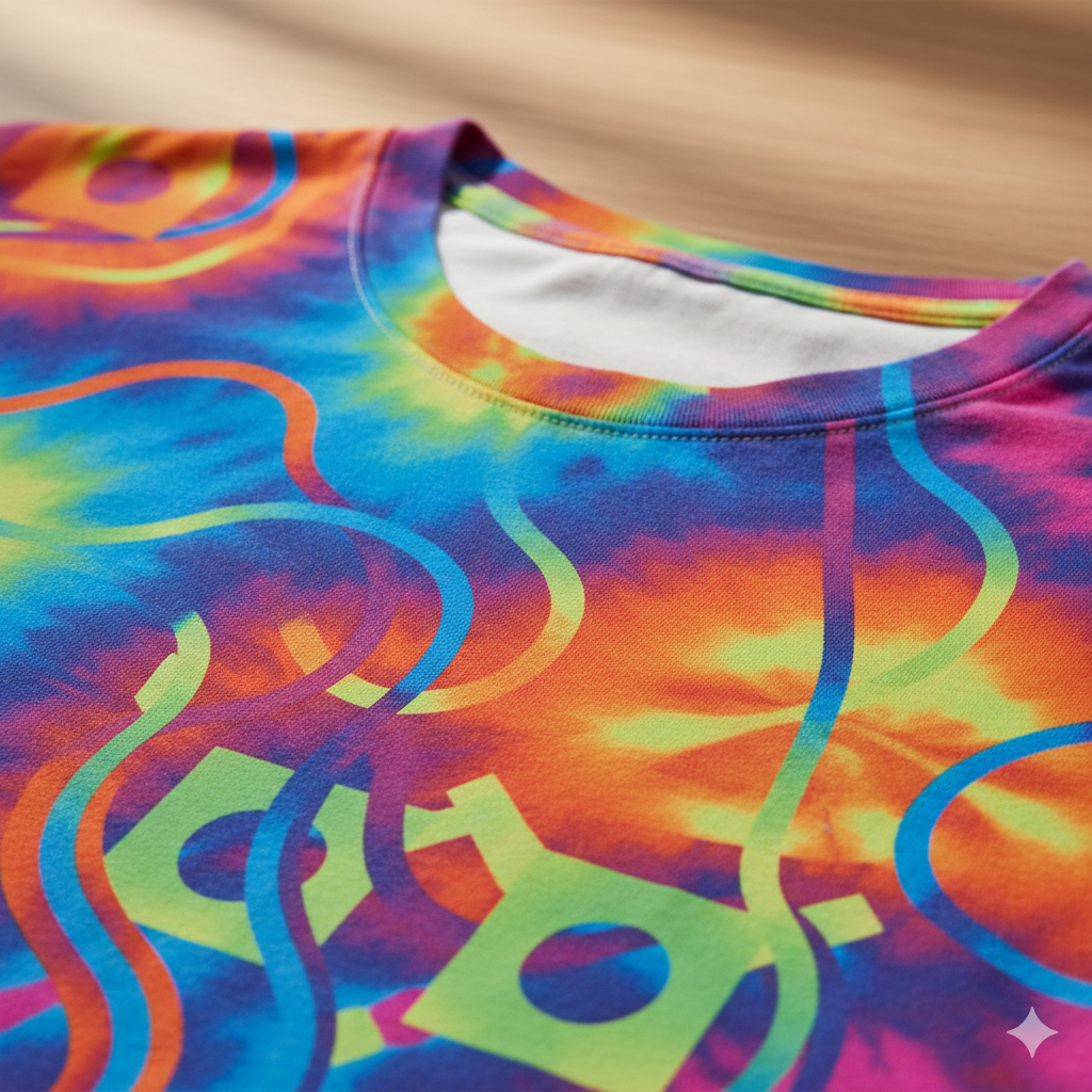 XP600 DTF Print sample output on cotton T-shirt