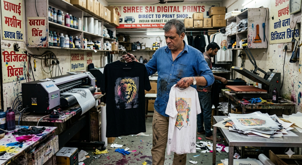 DTF Printer Investment 2026 Crush Guide to Ink, Film & Powder Costs - DTF Printer Investment risk with wasted prints and damaged materials