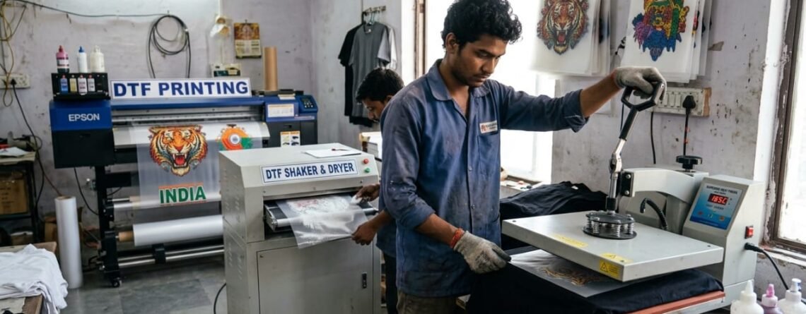 DTF vs DTG printing profitability DTF printing process in India