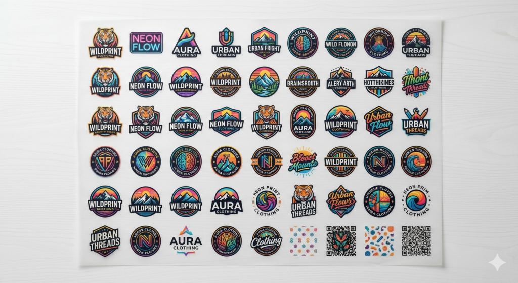 Gang Sheet Printing DTF layout example