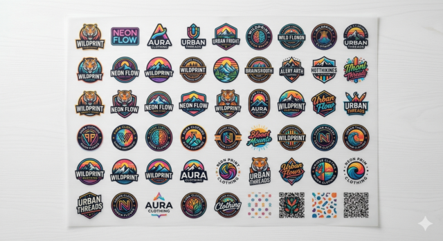 Gang Sheet Printing DTF layout example