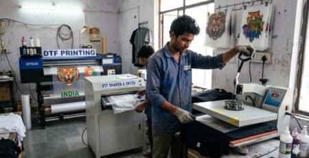 DTF vs DTG printing profitability DTF printing process in India