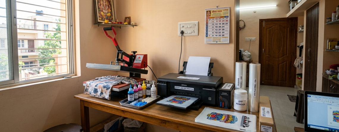 DTF printer buying guide for beginners setup in India