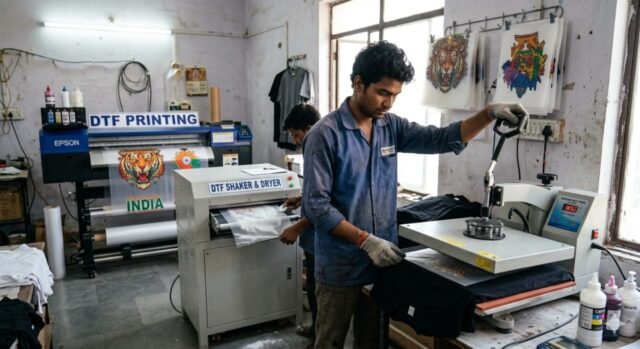 DTF vs DTG printing profitability DTF printing process in India