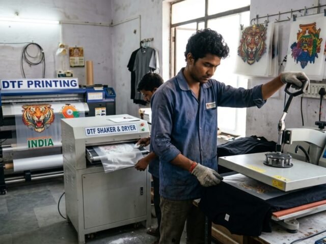 DTF vs DTG printing profitability DTF printing process in India