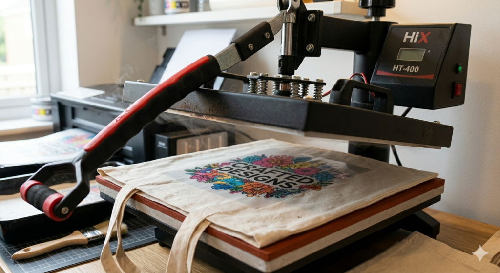DTF Printing for Bags and Tote Bags: 10 Easy Beginner Tips and Tricks - DTF printing for bags and tote bags heat press application