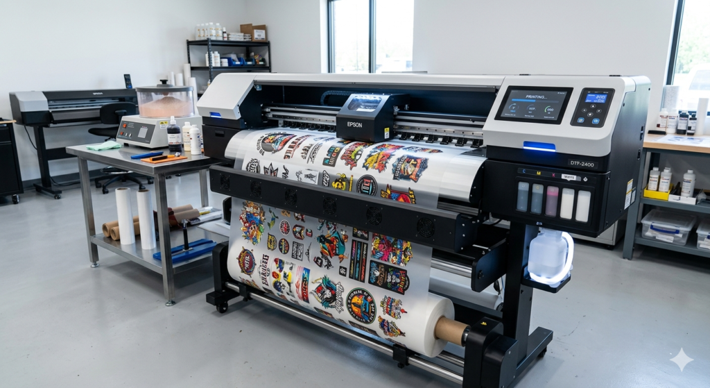 Gang Sheet Printing DTF process step-by-step