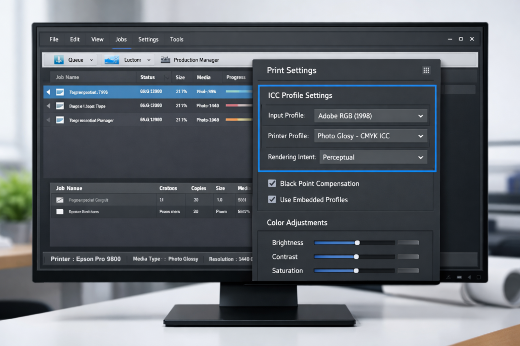 DTF color management guide ICC profile setup in RIP software