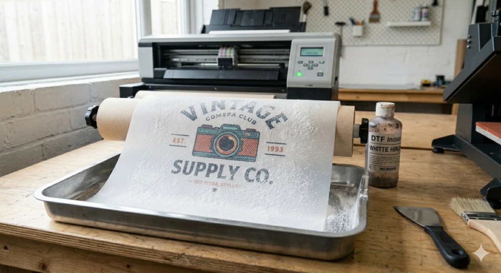 DTF printing for caps and hats finished design