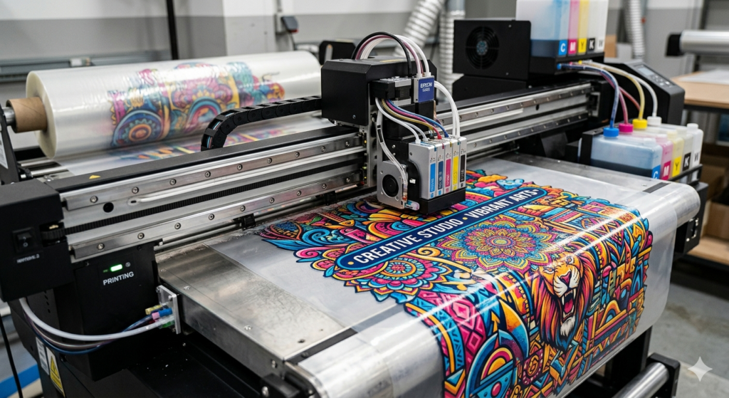 DTF Transfer Business in India heat press application