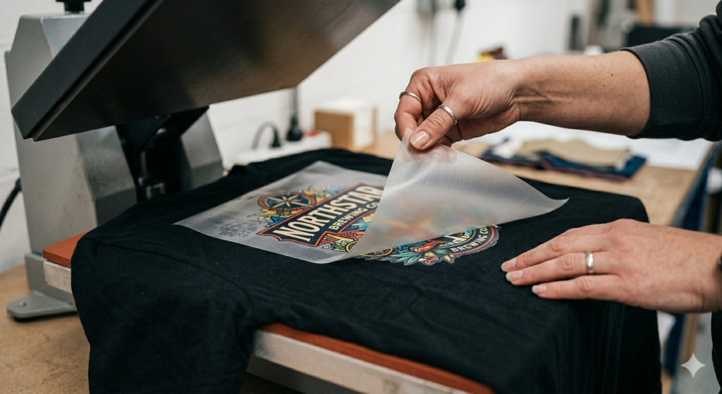 DTF print quality testing adhesion peel test