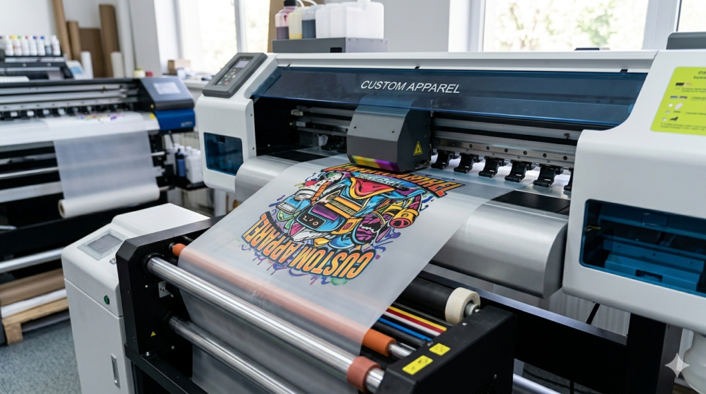 DTF printing equipment India printer L1800 working