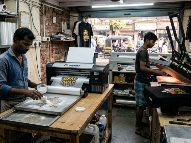 DTF vs sublimation printing in India profit comparison DTF process