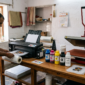 DTF printing equipment India complete setup with printer and heat press
