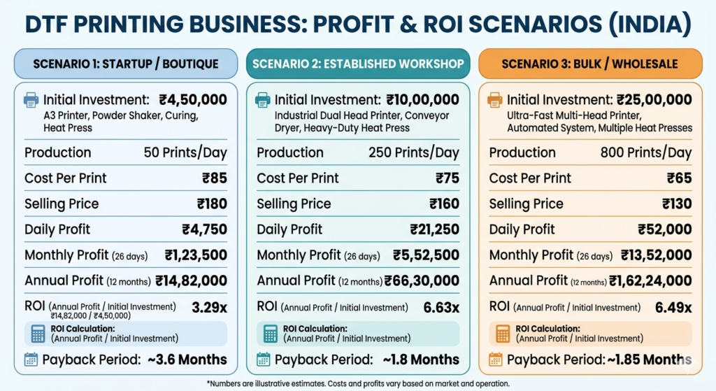 DTF Printer Investment Crush: Full Workflow & Profit Reality for Indian Print Shops 2026 - Gemini Generated Image u338i9u338i9u338