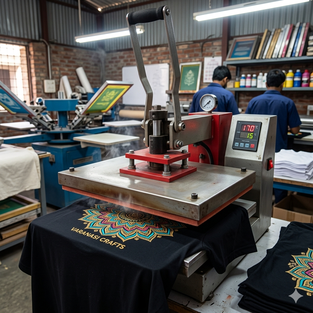 DTF transfer guide heat press process