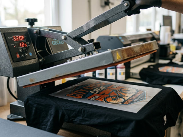 how to handle dtf transfers without cracking or peeling heat press process