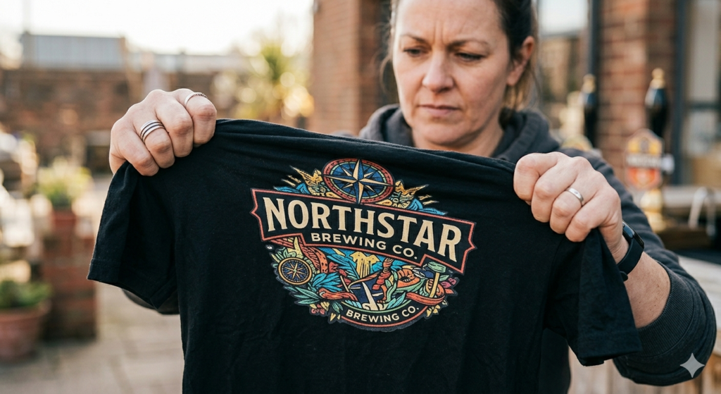 DTF print quality testing stretch fabric test