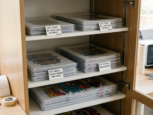 DTF storage tips for films in sealed packaging