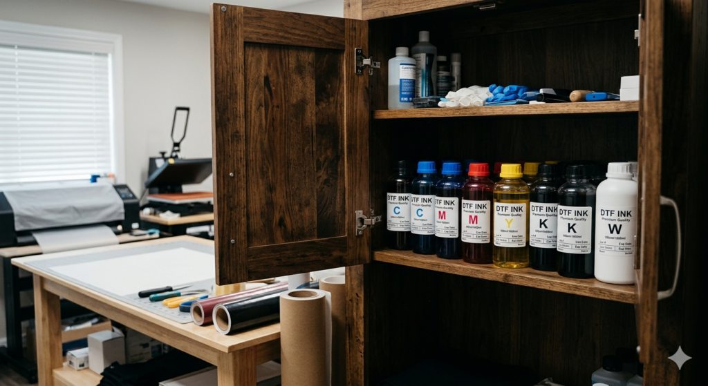 DTF Storage Tips Proven Secrets to Maximize Shelf Life of Films, Inks, and Powders 2026 - DTF storage tips for ink bottles in cool environment
