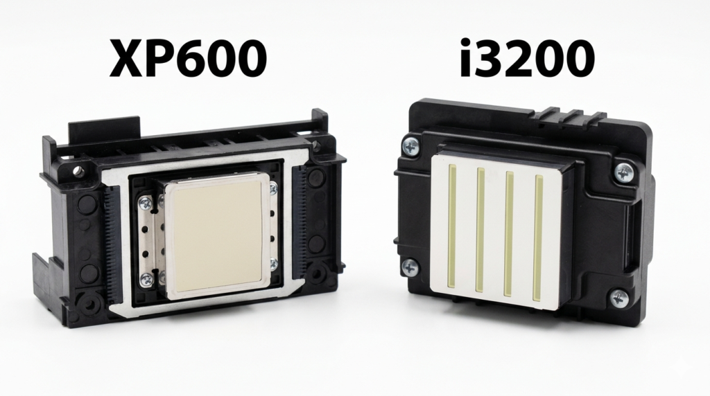 DTF printer specifications printhead XP600 vs i3200 comparison