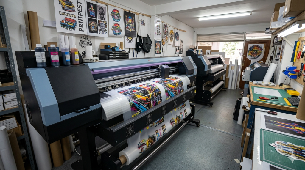 DTF printer specifications wide format printing process