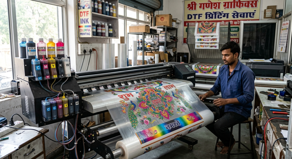 DTF ink for your printer in India printing process