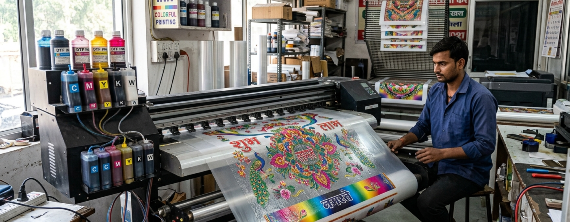 DTF ink for your printer in India printing process
