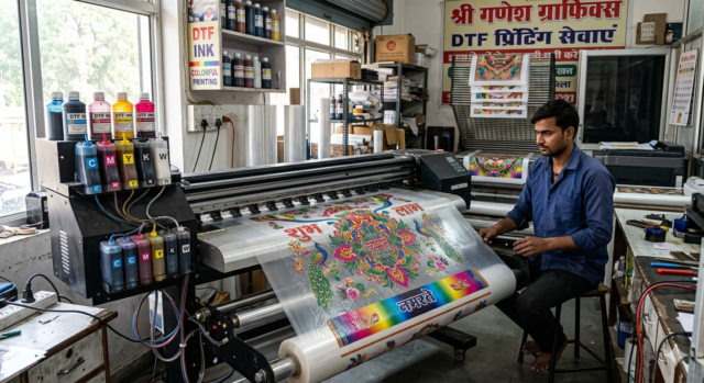 DTF ink for your printer in India printing process