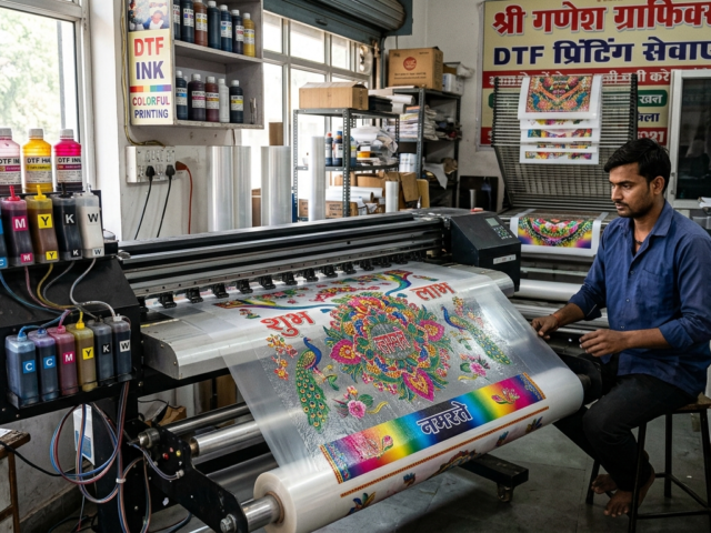 DTF ink for your printer in India printing process
