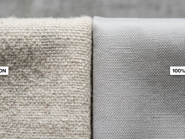DTF printing on cotton vs polyester fabric texture comparison