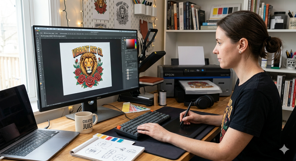 DTF file formats guide design setup on computer