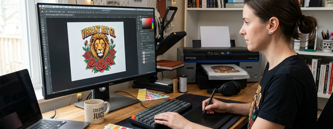 DTF file formats guide design setup on computer
