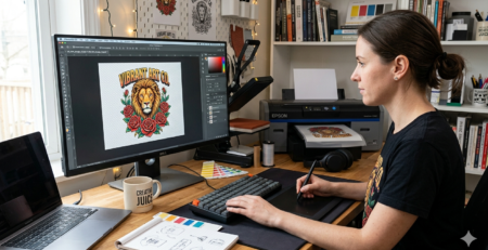 DTF file formats guide design setup on computer
