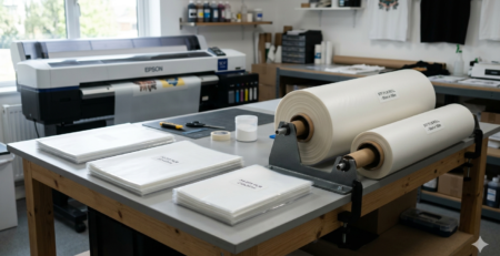 DTF film price in India 2026 PET film sheets and rolls