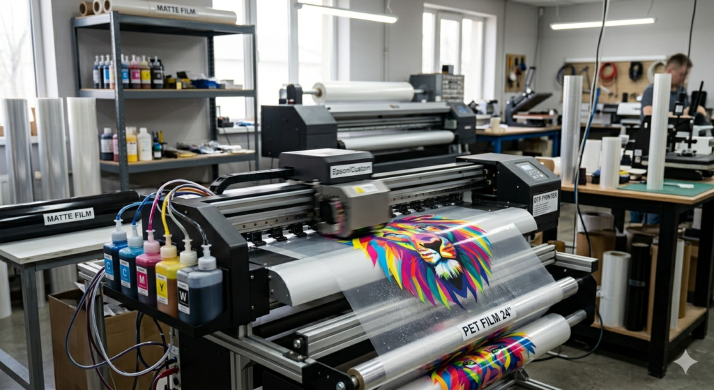 DTF file formats guide printing process machine