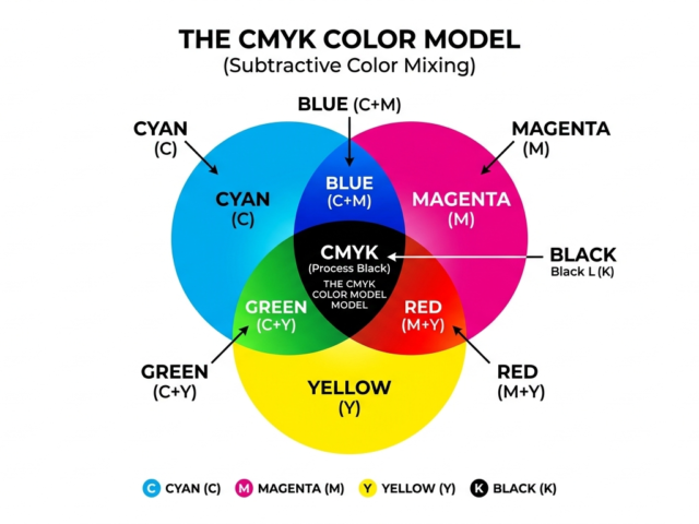 DTF ink colors explained CMYK color breakdown chart