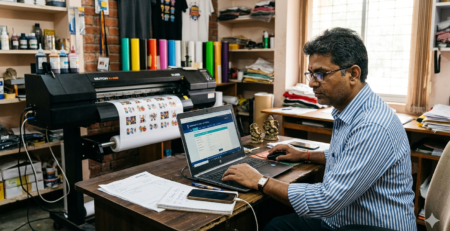 DTF printing business GST registration process in India
