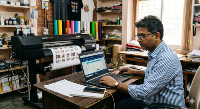 DTF printing business GST registration process in India