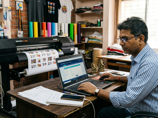 DTF printing business GST registration process in India