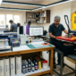 DTF T-shirt business India printing setup with DTF printer and heat press