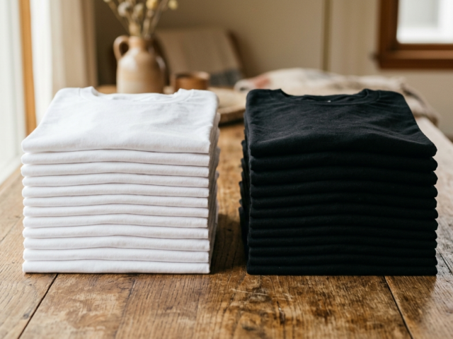 affordable blank t-shirts for DTF printing in India cotton fabric samples