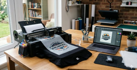 DTF print business customers custom t-shirt printing setup