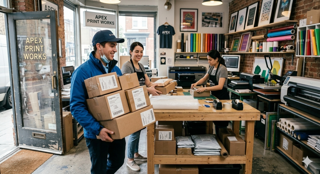 DTF shipping India courier pickup