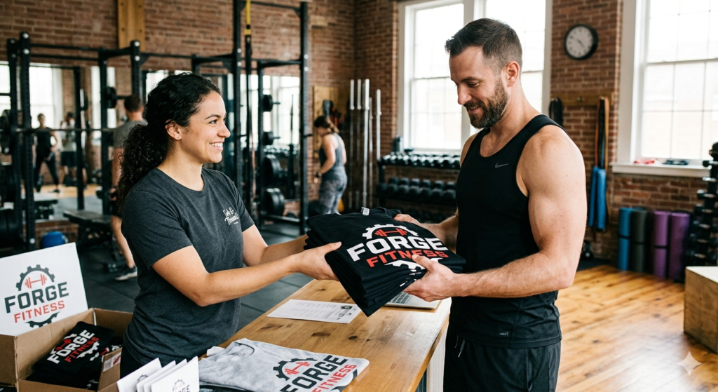 DTF print business customers local business collaboration printing shirts